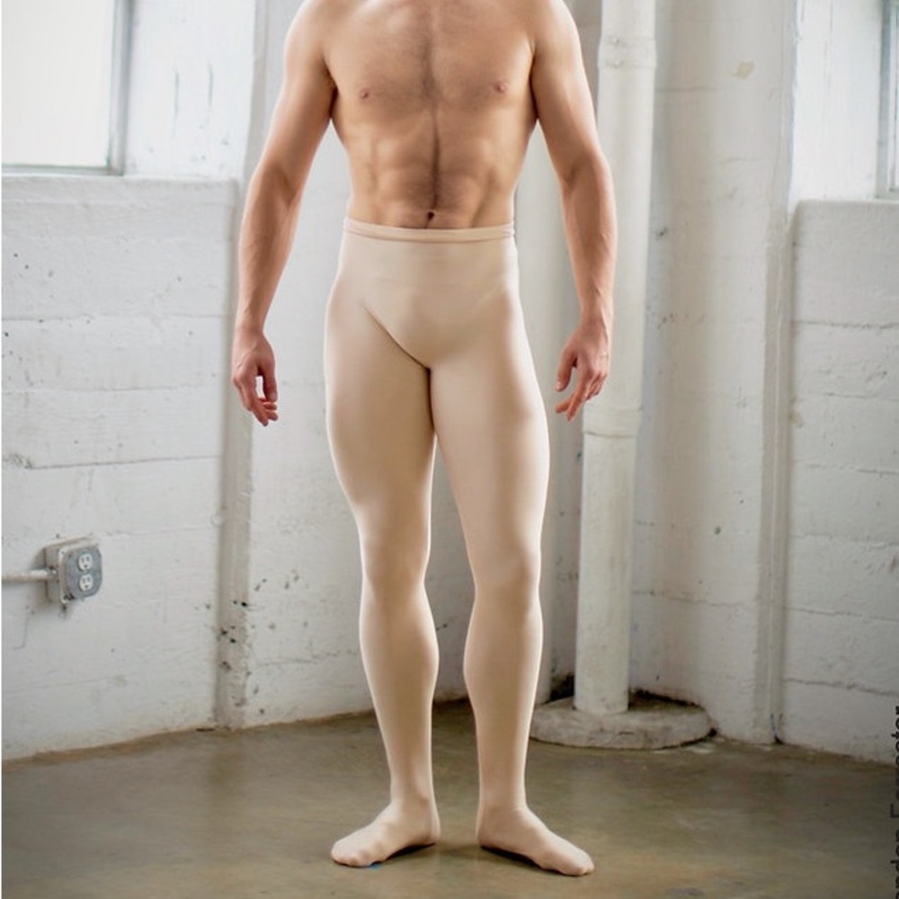 New MStevens Footed No Front Seams Tights - Small